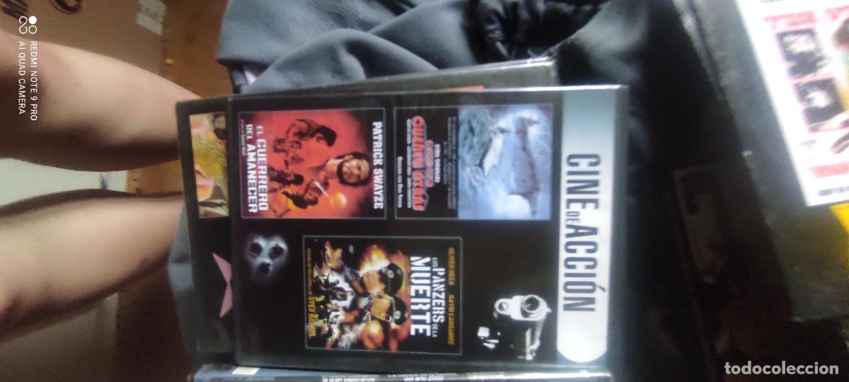 Cine: DVD CUENTA ATRAS , LOS PANZERS DE LA MUERTE , EL GUERRERO AL AMANECER ( CAJA FINA