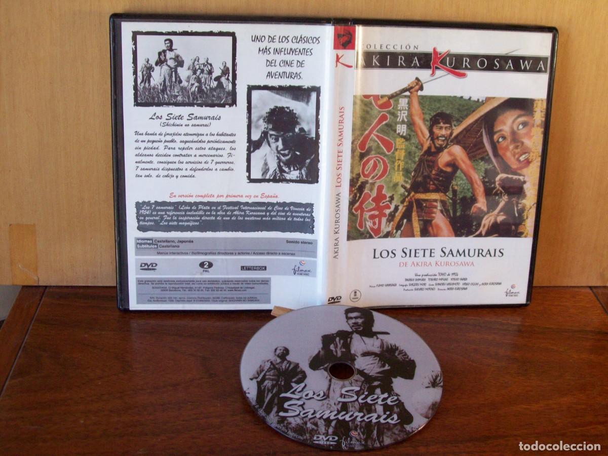 Cine: LOS SIETE SAMURAIS - TAKASHI SHIMURA - TOSHIRO MIFUME - YOSHIO INABA - DVD EN BLANCO Y NEGRO