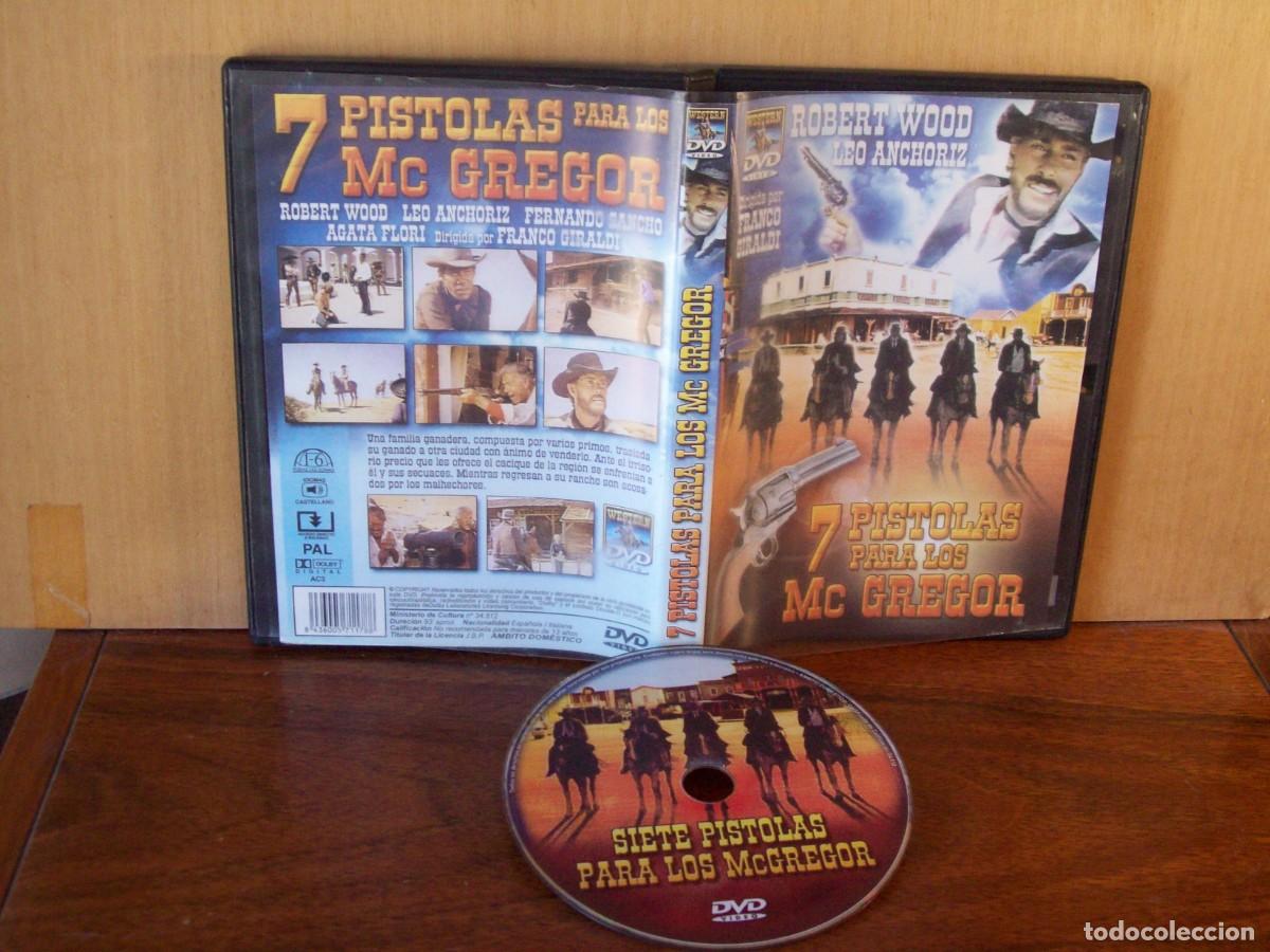 Cine: 7 PISTOLAS PARA LOS MC GREGOR - ROBERT WOOD - LEO ANCHORIZ - FERNANDO SANCHO - DVD