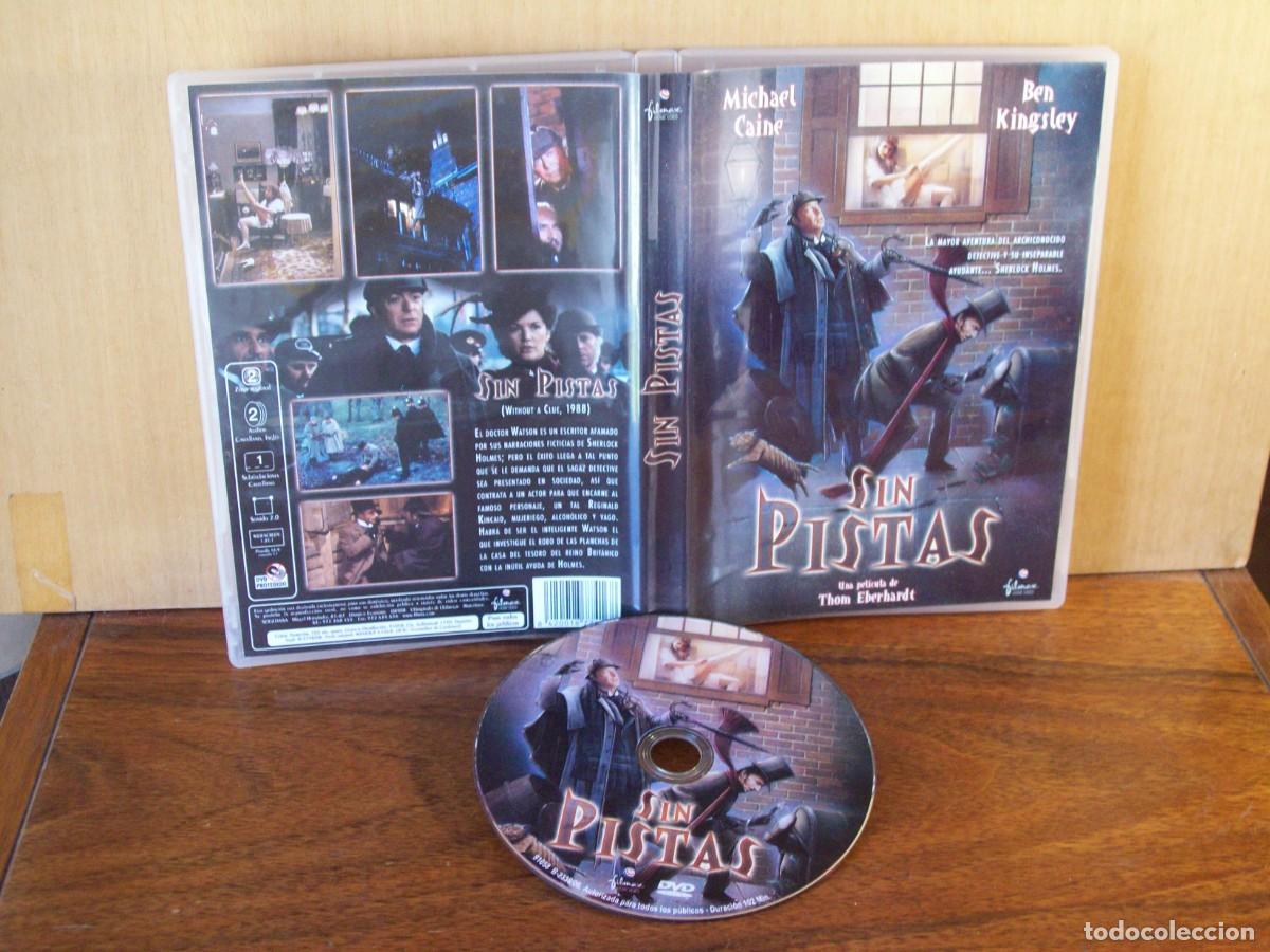 Cine: SIN PISTAS - MICHAEL CAINE - BEN KINGSLEY - DEL DETECTIVE SHERLOCK HOLMES - DVD