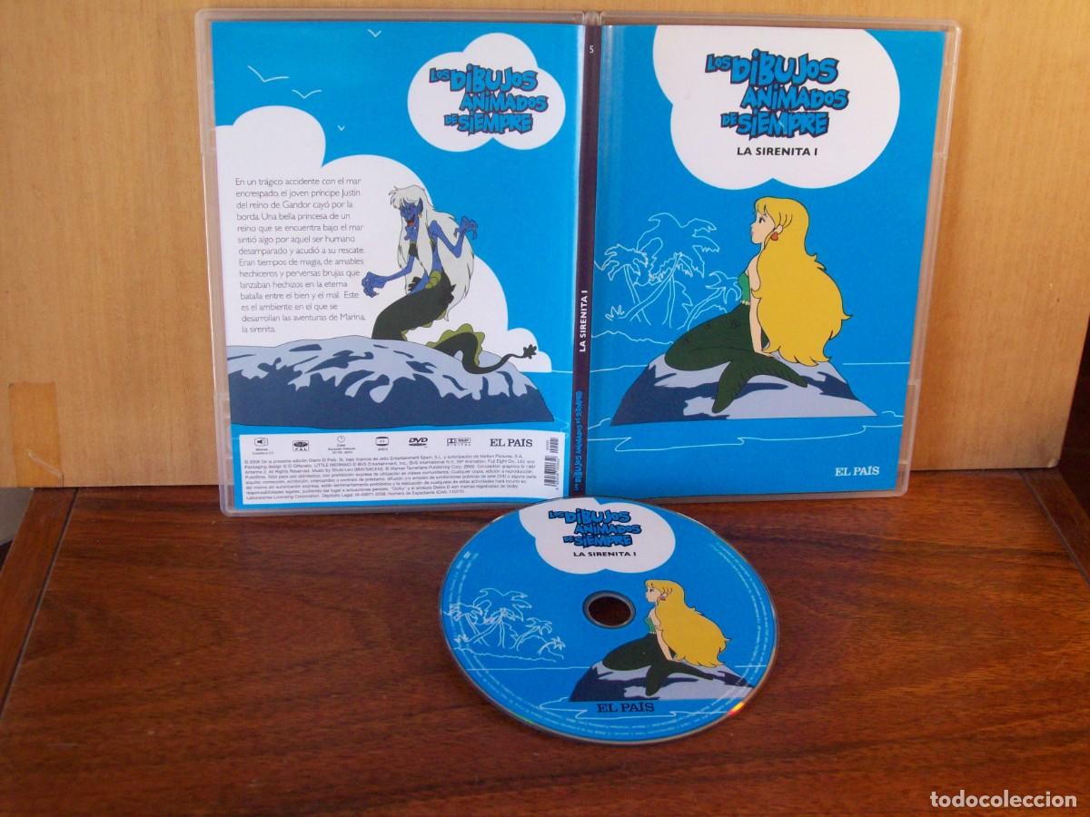 Cine: LA SIRENITA I - LOS DIBUJOS ANIMADOS DE SIEMPRE - DVD CAJA FINA EDICION EL PAIS