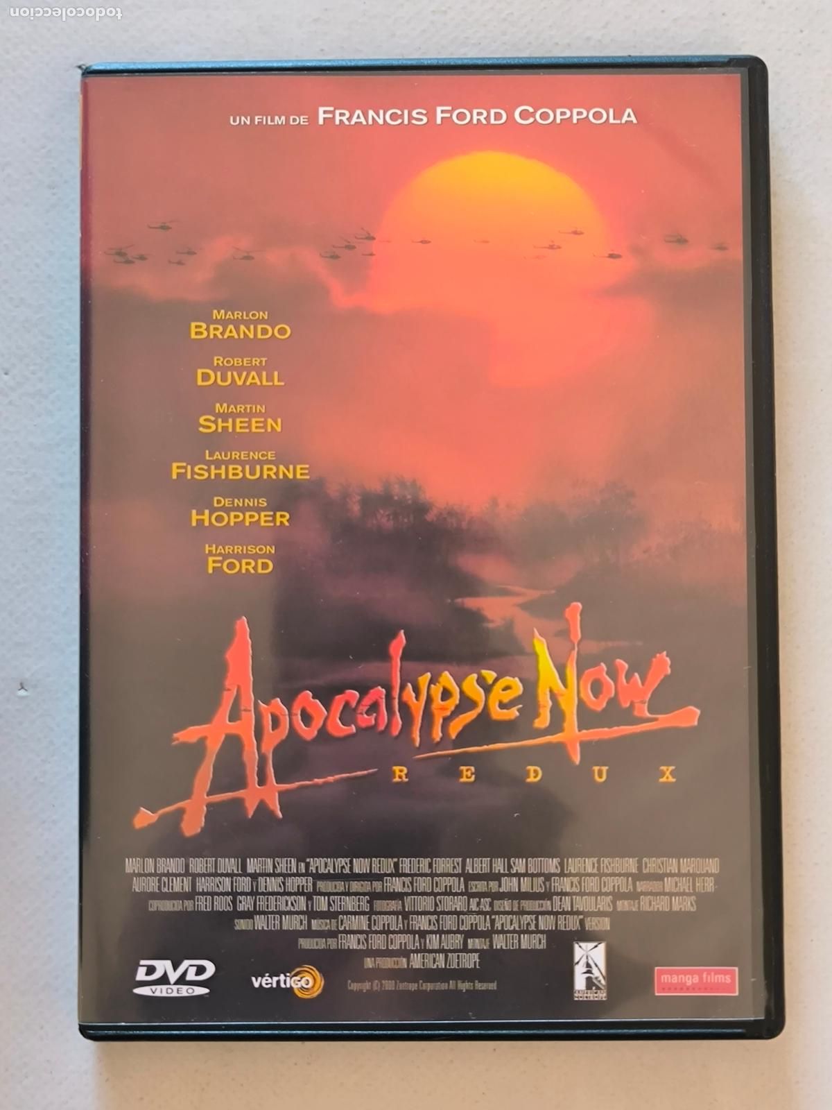 Cine: DVD APOCALYPSE NOW REDUX - FRANCIS FORD COPPOLA (DV)