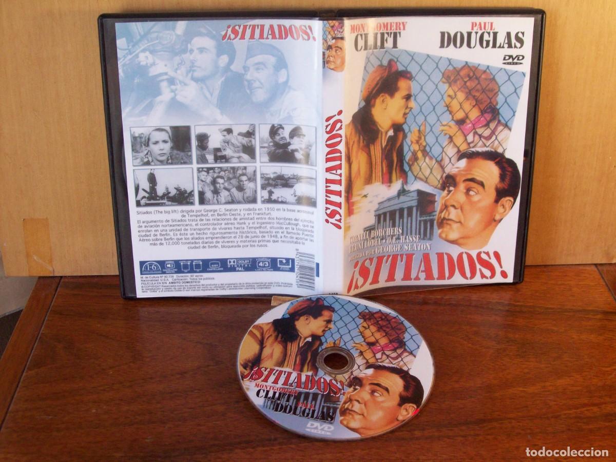 Cine: SITIADOS - MONTGOMERY CLIFT - PAUL DOUGLAS - BRUNI LOBEL - DVD EN BLANCO Y NEGRO