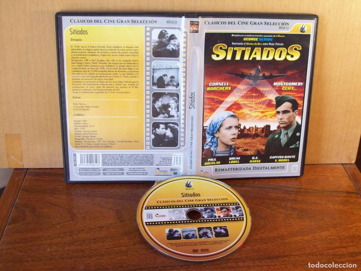Cine: SITIADOS - MONTGOMERY CLIFF - PAUL DOUGLAS - CORNELL BORCHERS - DVD EN BLANCO Y NEGRO