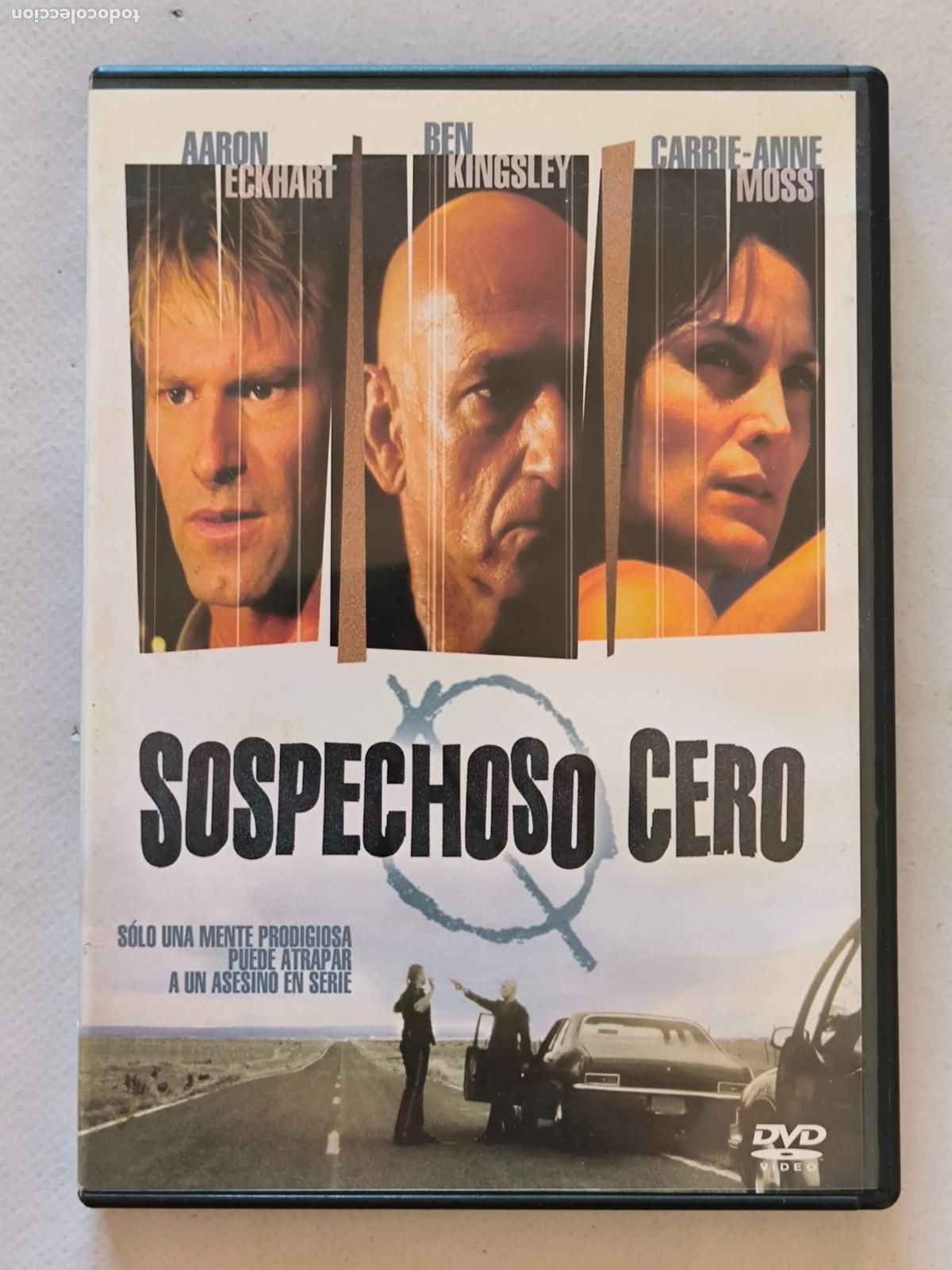Cine: DVD SOSPECHOSO CERO - AARON ECKHART (DX)