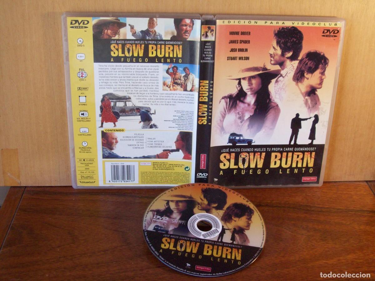 Cinema: SLOW BURN (A FUEGO LENTO) - MINNIE DRIVER - JAMES SPADER - JOSH BROLIN - DVD ALQUILER