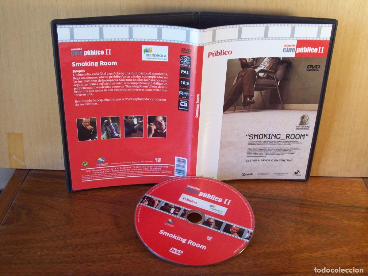 Cine: SMOKING_ROOM - ANTONIO DECHENT - JUAN DIEGO - DVD CAJA FINA PERIODICO PUBLICO