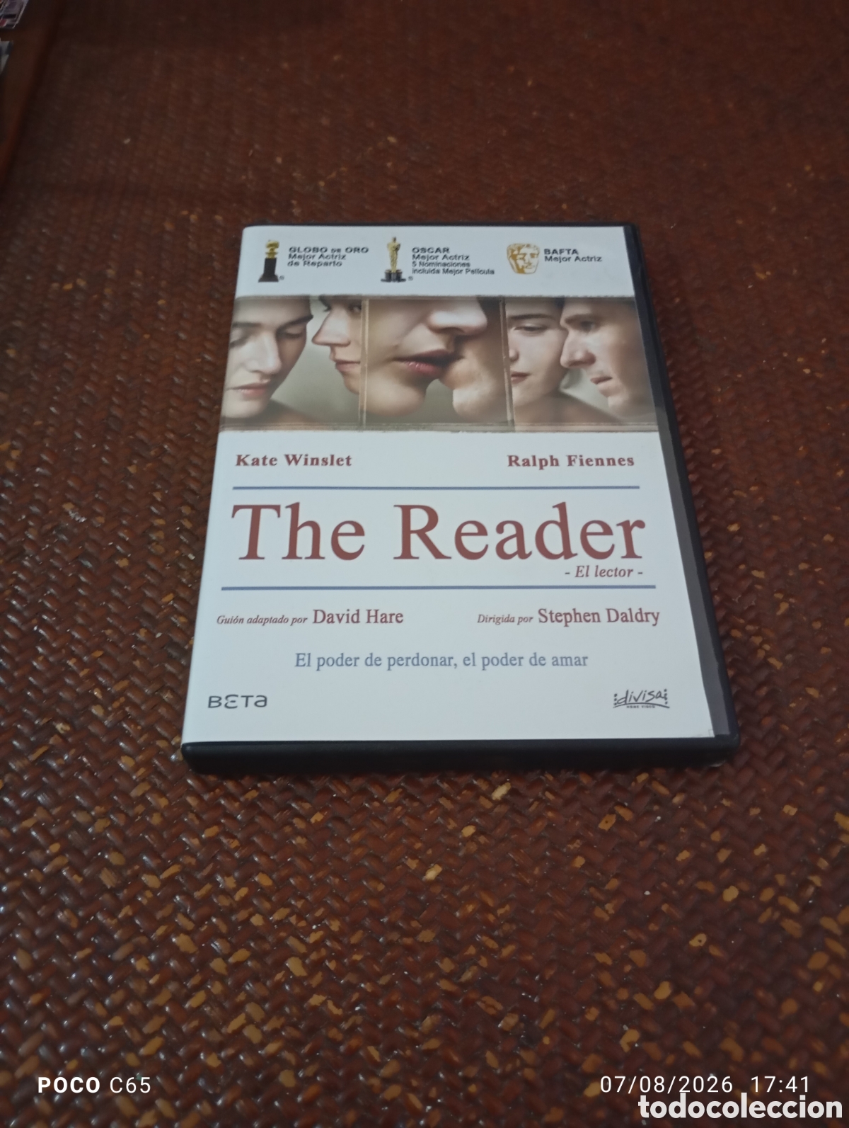Cine: The reader DVD como nuevo