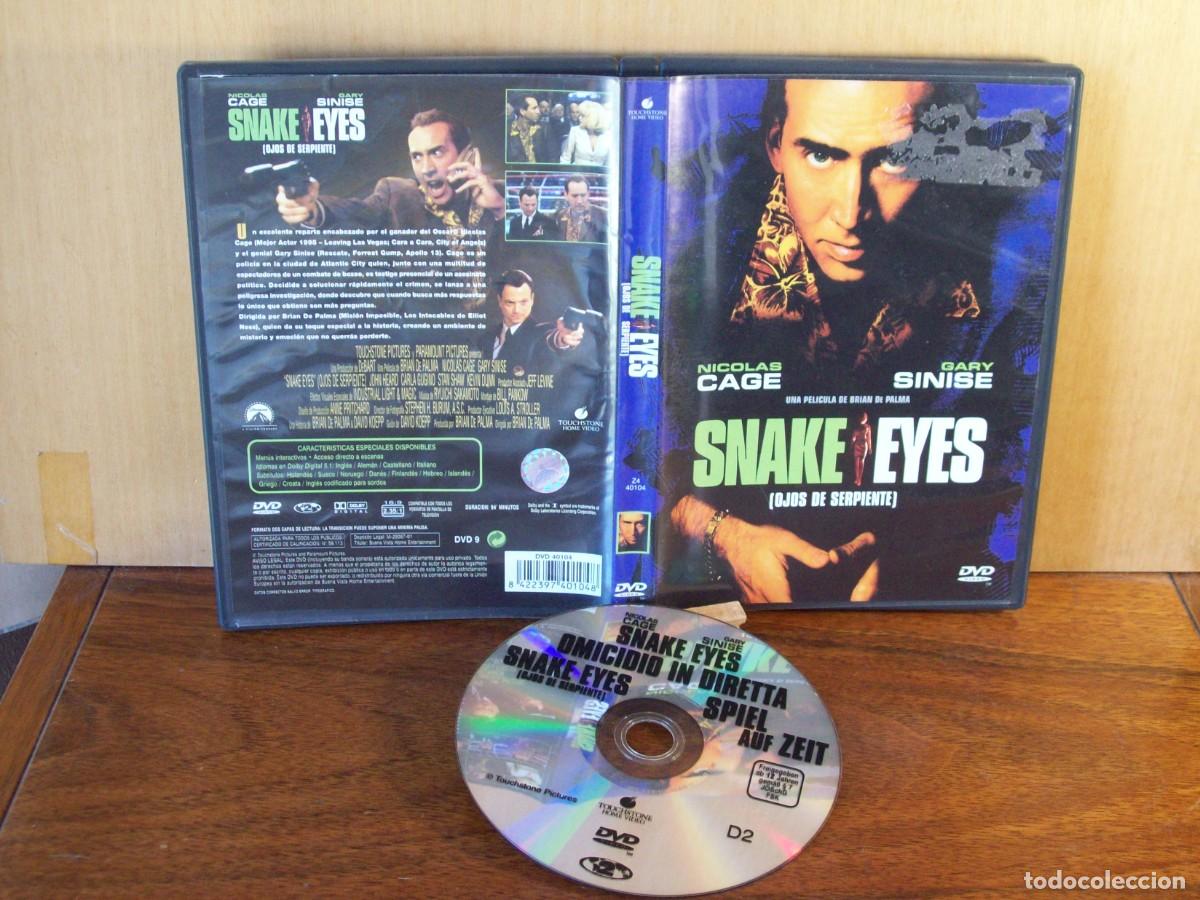 Cine: SNAKE EYES - NICOLAS CAGE - GARY SINISE - DVD