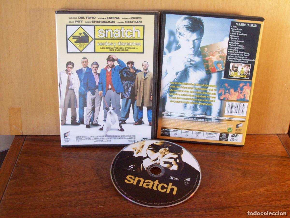 Cine: SNATCH CERDOS Y DIAMANTES - BENICIO DEL TORO - BRAD PITT - VINNIE JONES DVD NUEVO PRECINTADO