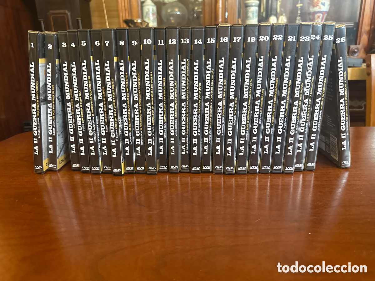 Cine: LA SEGUNDA II GUERRA MUNDIAL. 25 DVD DE 26 FALTA 1 PARA ESRAR COMPLETA