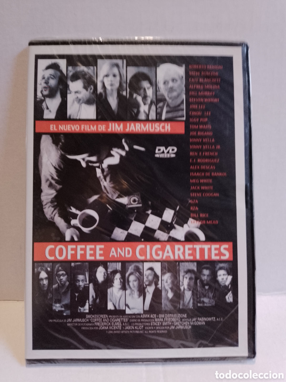 Kino: COFFEE AND CIGARETTES - DE JIM JARMUSCH - DVD NUEVO PRECINTADO SLIM