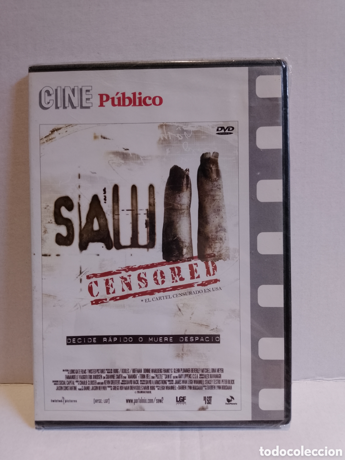 Cin&eacute;ma: SAW - CENSORED - DVD NUEVO PRECINTADO SLIM