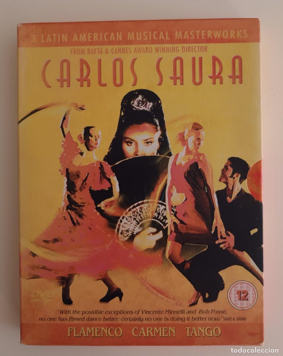 Cine: Pack Carlos Saura con Carmen, Flamenco y Tango. Edici&oacute;n inglesa