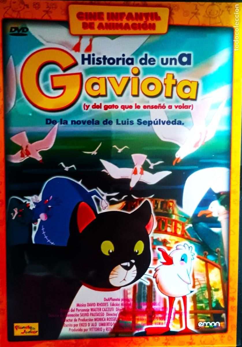Cine: HISTORIA DE UNA GAVIOTA Y EL GATO QUE LA ENSE&Ntilde;O A VOLAR. CINE EN DVD DE COLECCION.