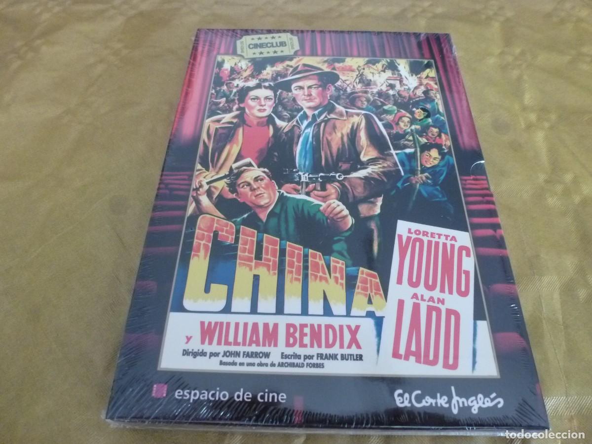 Cine: DVD CINE B&Eacute;LICO- CHINA CON ALAN LADD-PRECINTADA- CON FOLLETO DEL FILM COMO EL DE LAS FOTOS PUESTAS