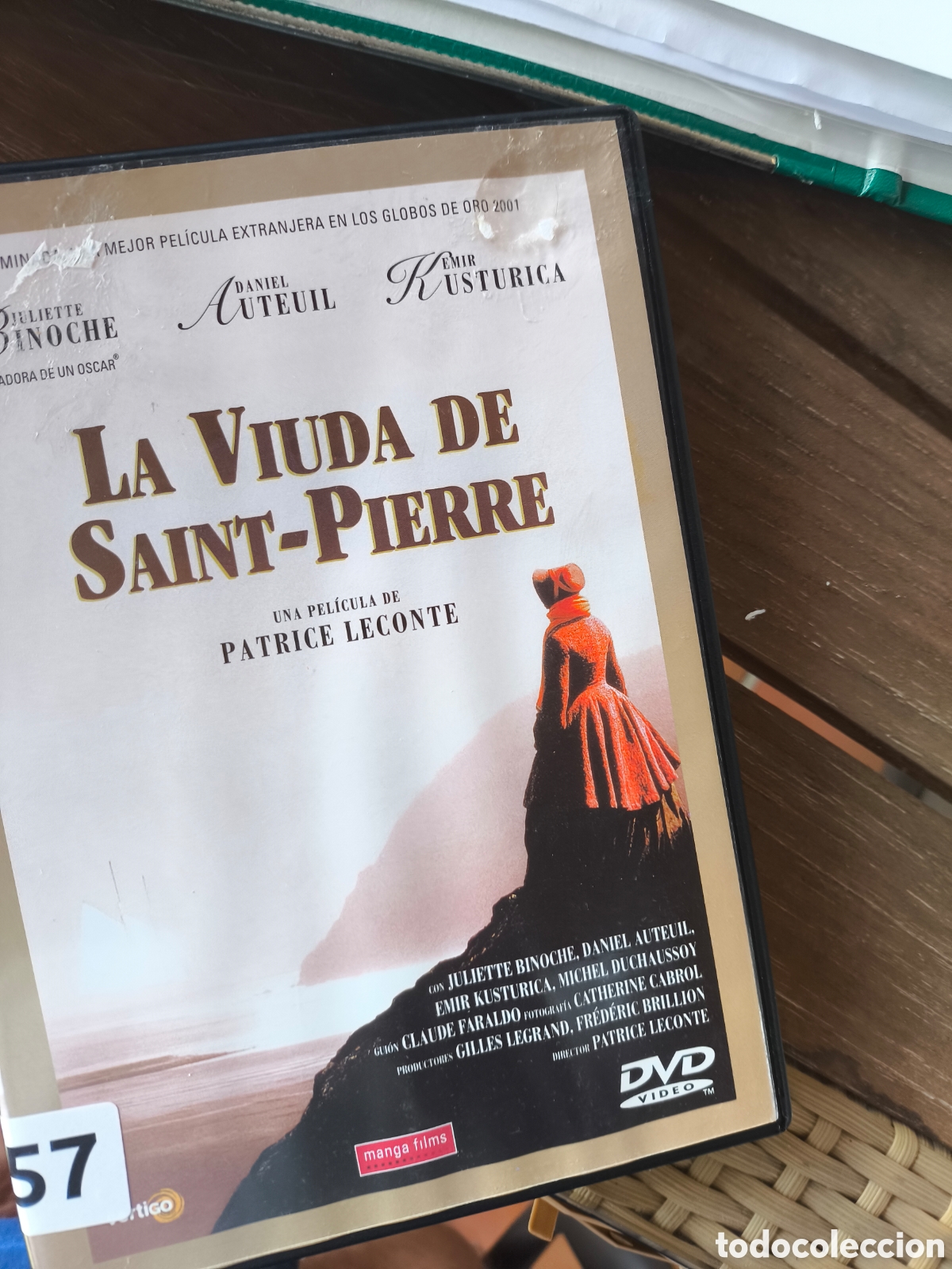 Cine: DVD de la viuda de Saint Pierre lote L.n.0657