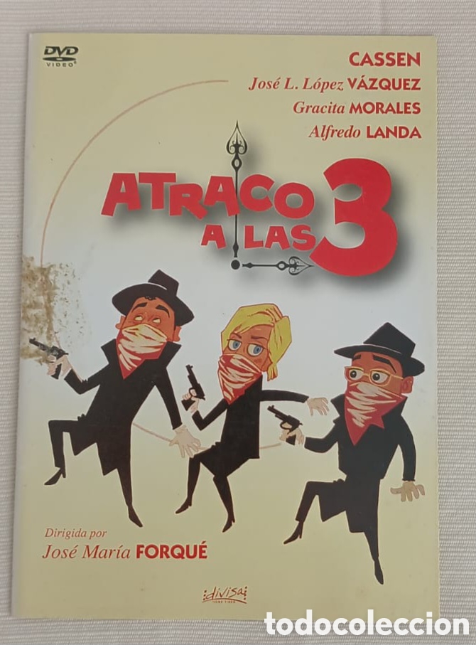 Cine: ATRACO A LAS TRES. DVD