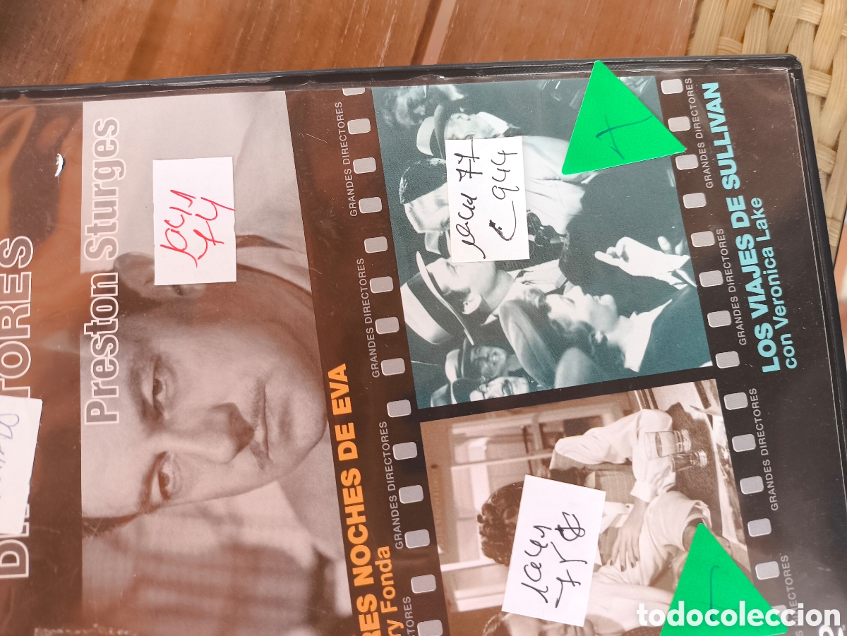Cine: DVD de grandes directores.prrston sturges.lote.P.n.631