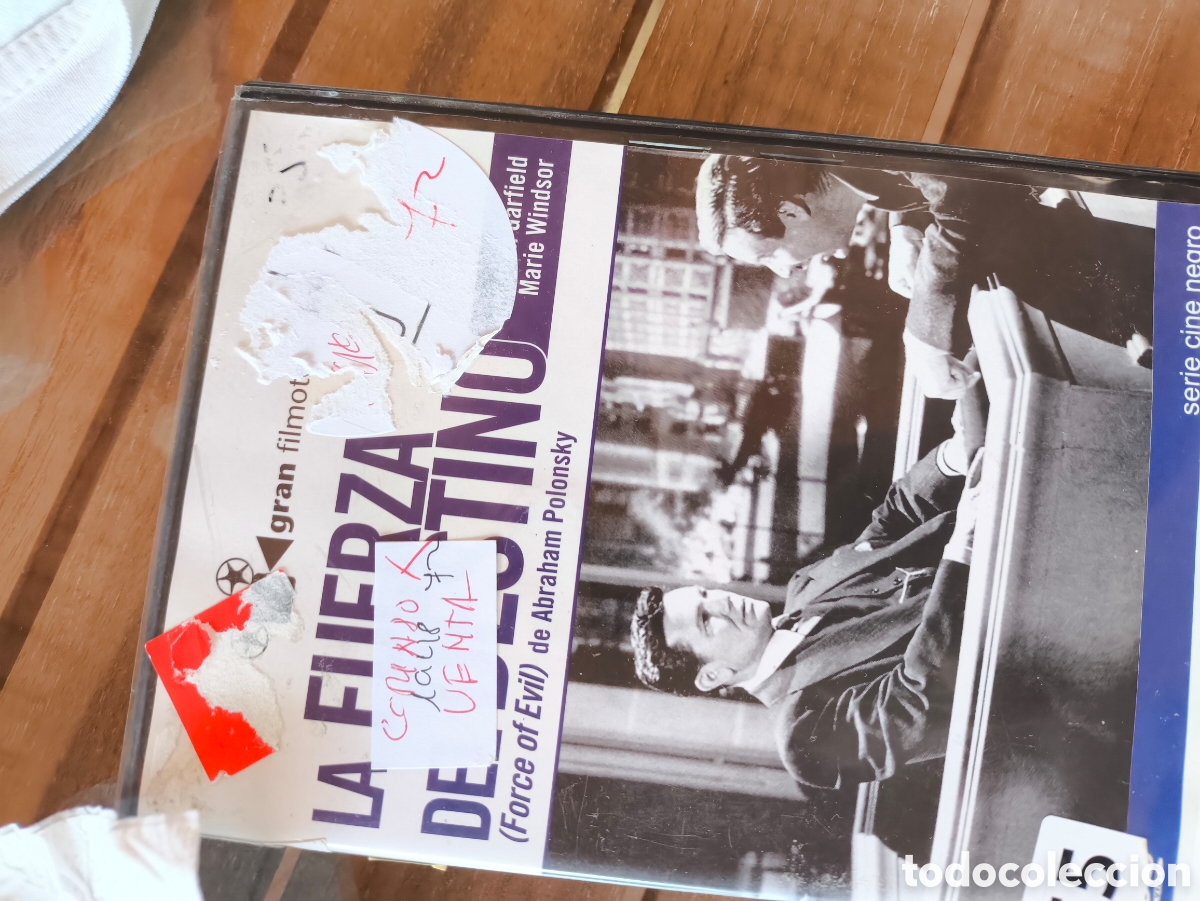 Cine: DVD de la fuerza del destino .lote L.n.0555