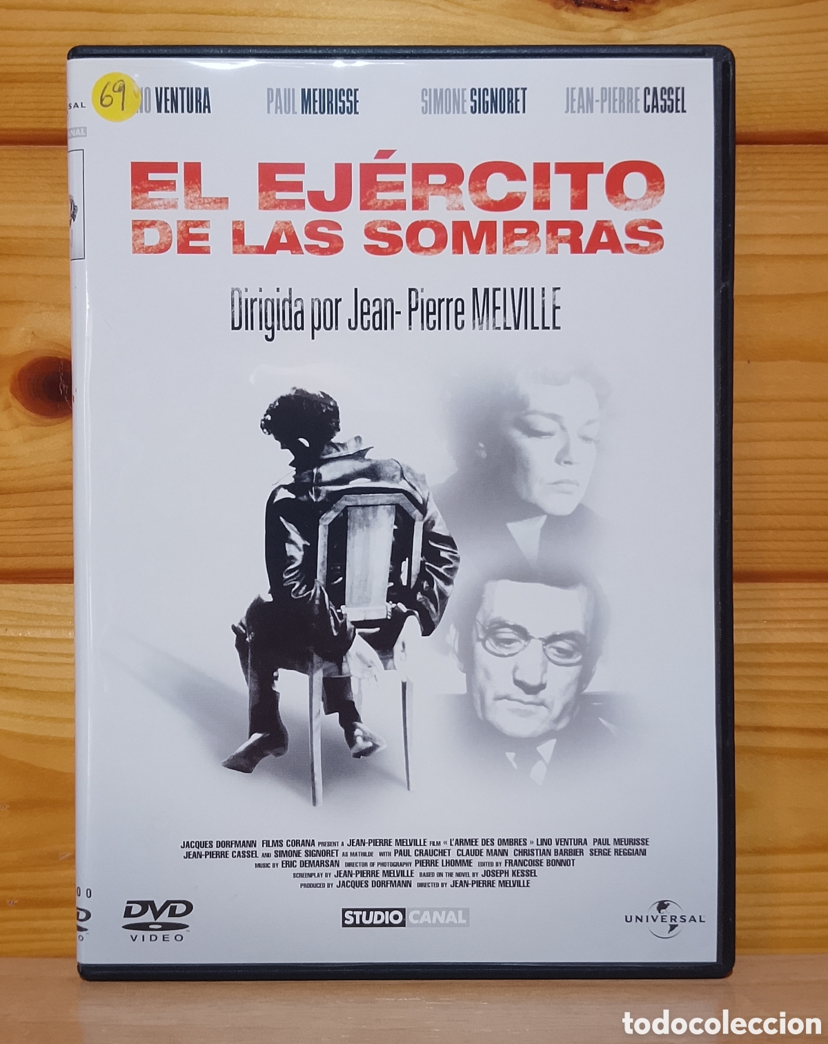 Cine: DVD El Ej&eacute;rcito de las Sombras Jean Pierre Melville