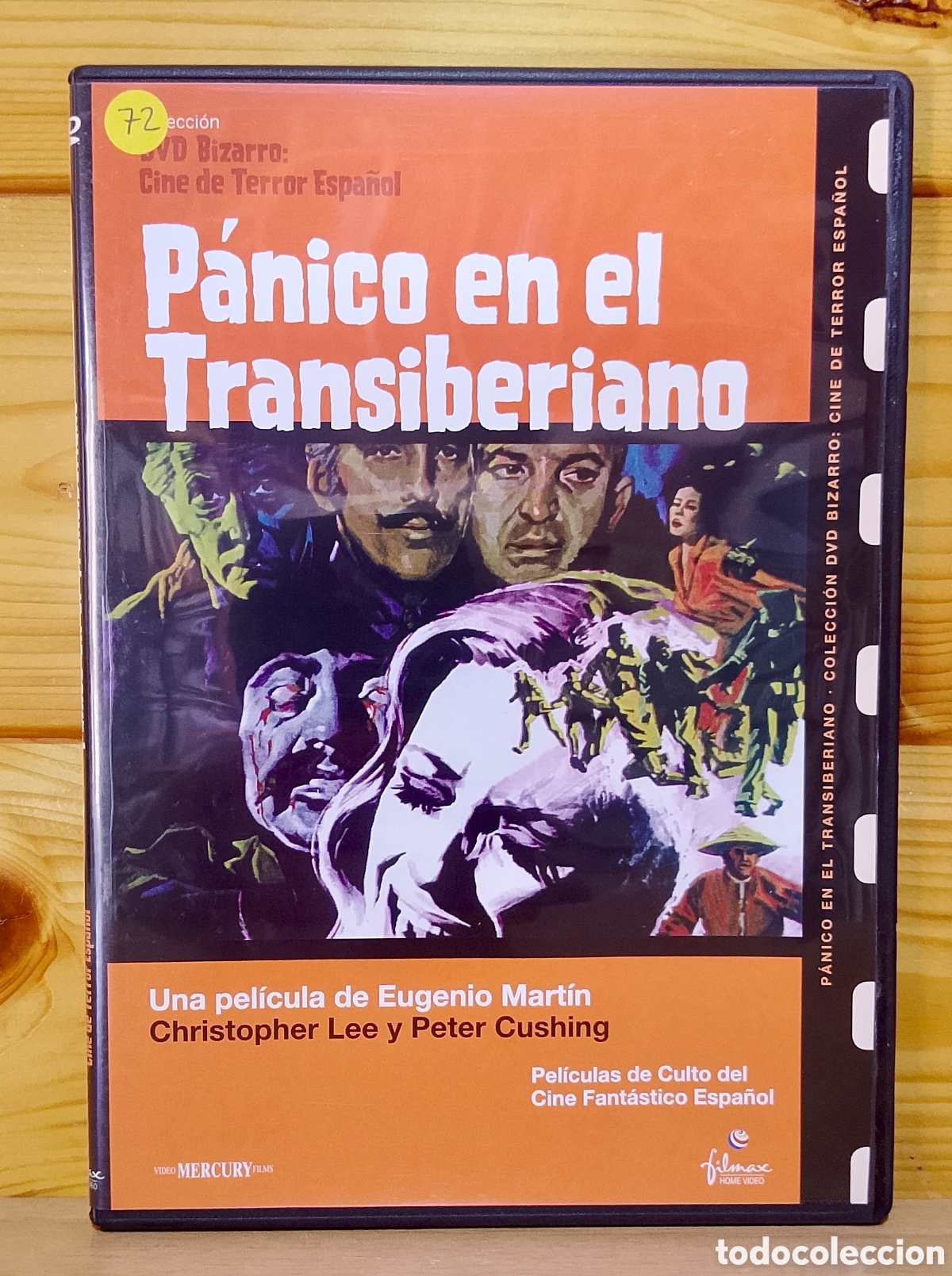 Cine: DVD P&aacute;nico en el Transiberiano Terror Espa&ntilde;ol Christopher Lee Peter Cushing