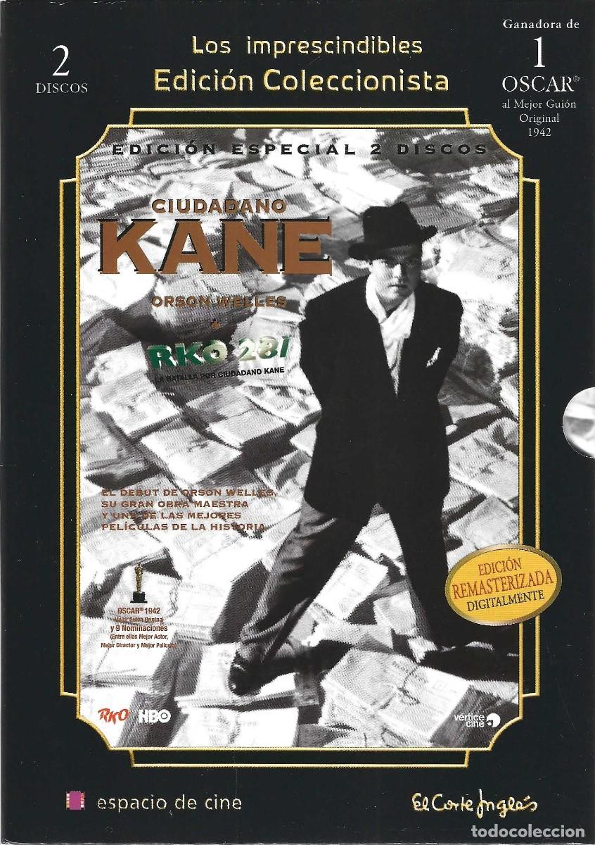Cine: CIUDADANO KANE ORSON WELLES EDICI&Oacute;N ESPECIAL COLECCIONISTA 2 DISCOS