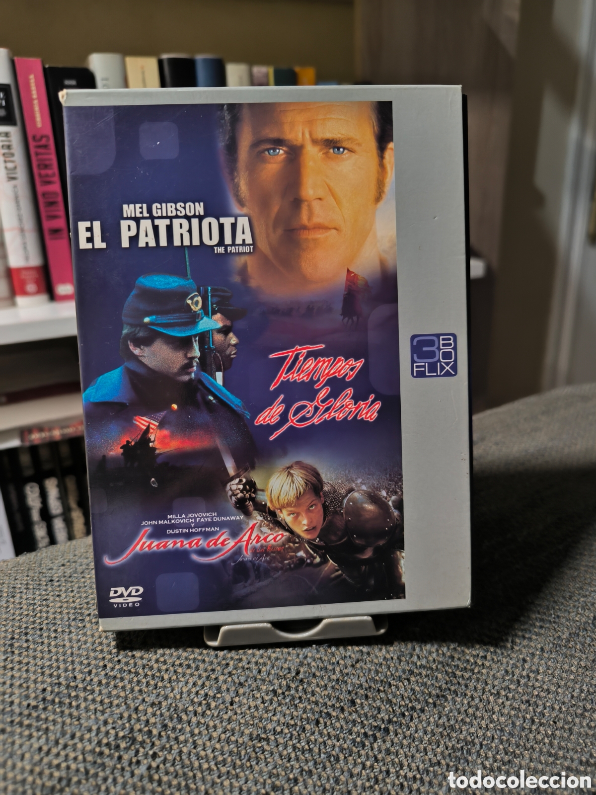 Cine: El Patriota, Tiempos de Gloria, Juana de Arco (DVD)