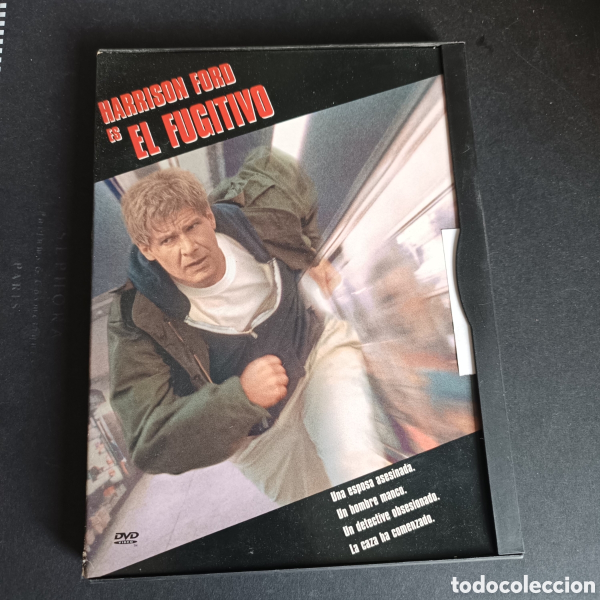 Cine: EL FUGITIVO - HARRISON FORD - DVD - PELICULA - CAJA DE CARTON