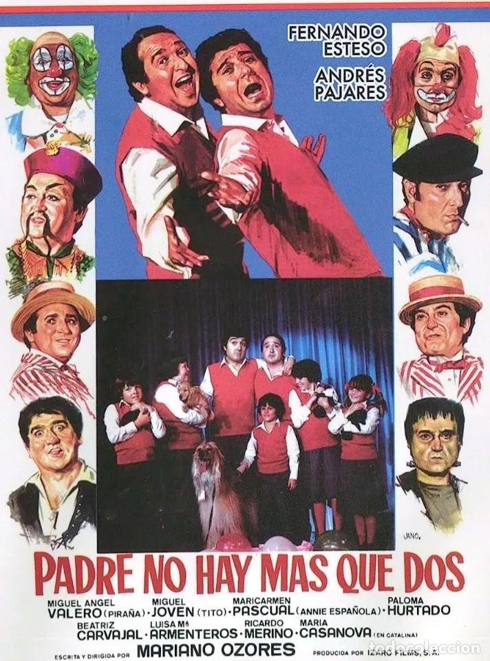 Cine: Dvd padre no hay mas que dos (descatalogado con ANDRES PAJARES Y FERNANDO ESTESO)