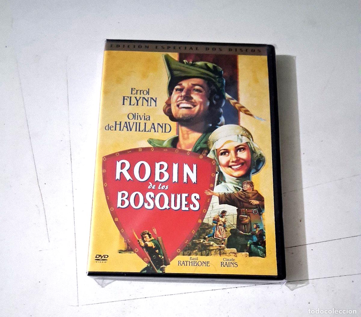 Cine: DVD &rdquo;ROBIN DE LOS BOSQUES&rdquo; 2DVD EDICION ESPECIAL MICHAEL CURTIZ ERROL FLYNN OLIV