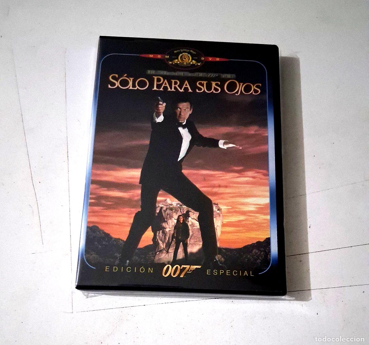 Cine: DVD &rdquo;007 SOLO PARA SUS OJOS'&rdquo; JAMES BOND ROGER MOORE JOHN GLEN CAROLE BOUQUET