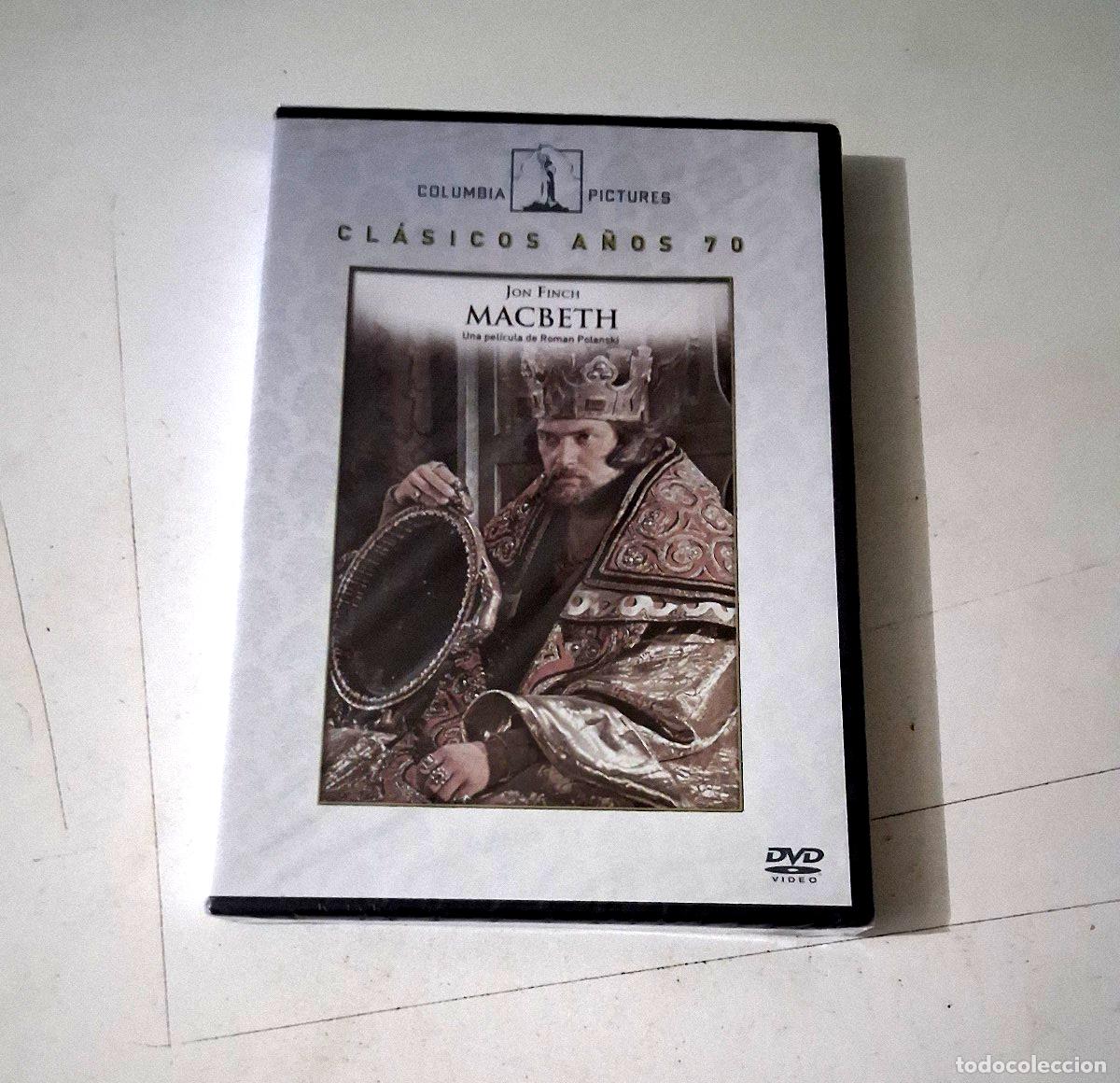 Cine: DVD &rdquo;MACBETH&rdquo; PRECINTADO ROMAN POLANSKI JON FINCH FRANCESCA ANNIS MARTIN SHAW