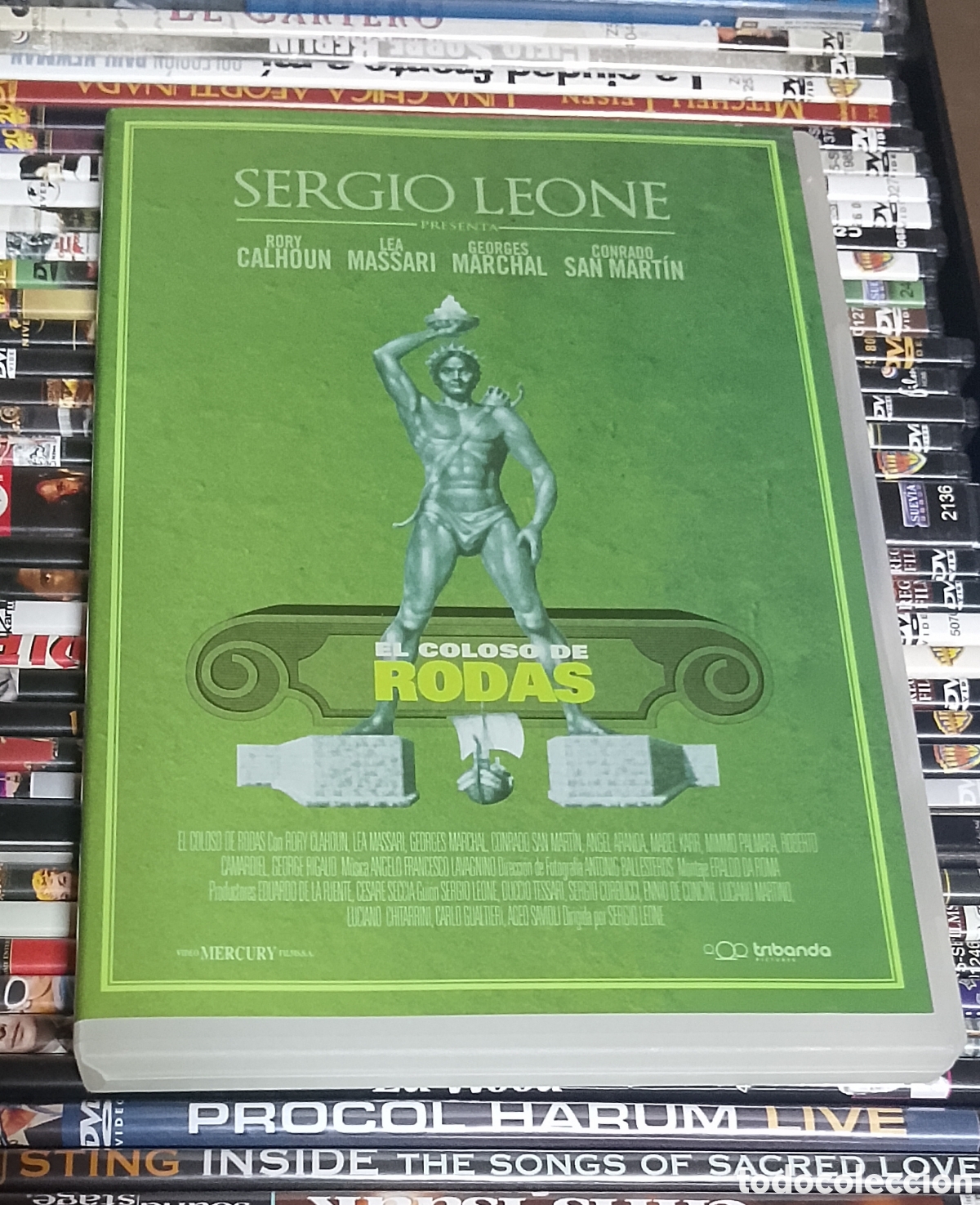 Cine: DVD Doble Dos Discos El Coloso de Rodas Sergio Leone