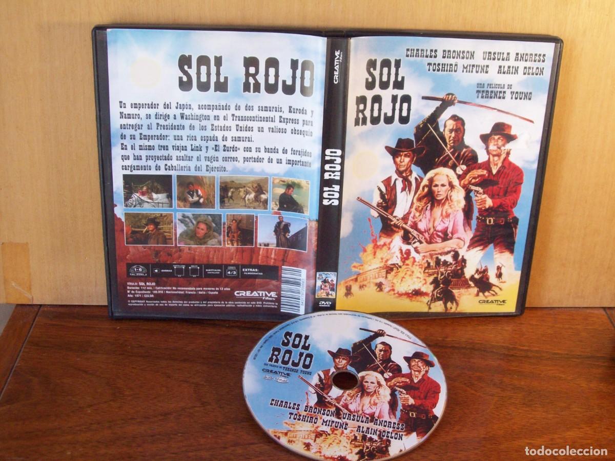 Cine: SOL ROJO - CHARLES BRONSON - URSULA ANDRESS - ALAIN DELON TOSHIRO MIFUME - DVD