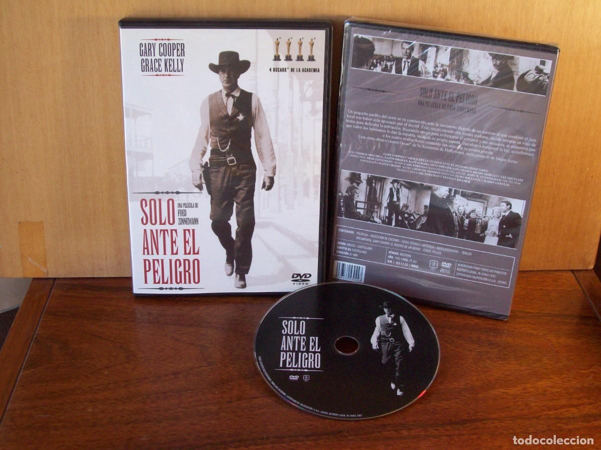 Cinema: SOLO ANTE EL PELIGRO - GARY COOPER - GRACE KELLY - DVD NUEVO PRECINTADO EN BLANCO Y NEGRO