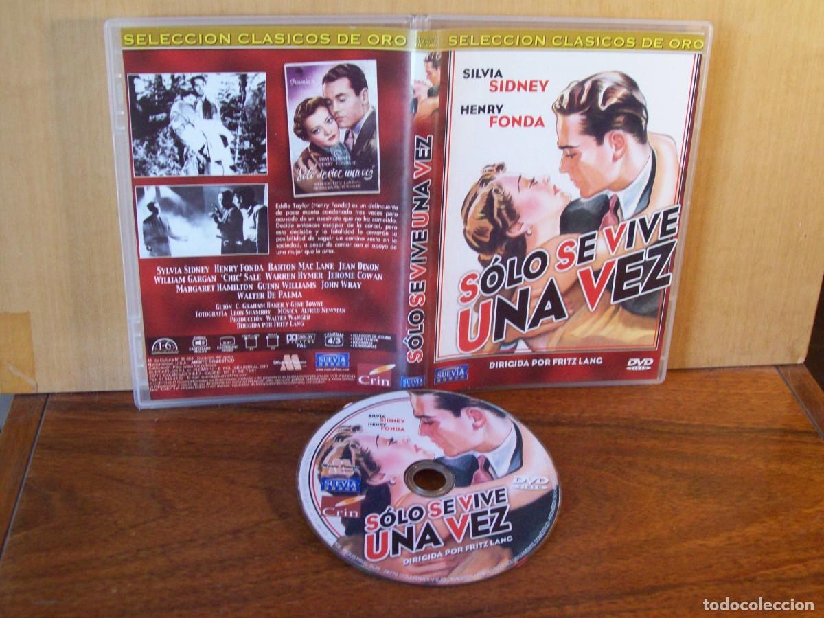 Cine: SOLO DE VIVE UNA VEZ - SILVIA SIDNEY - HENRY FONDA - DVD EDICION CAJA FINA B/NEGRO
