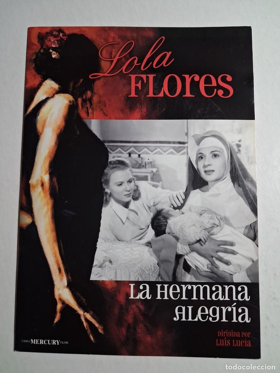 Cine: dvd la hermana alegr&iacute;a. lola flores. 80 min caja cart&oacute;n (seminueva)