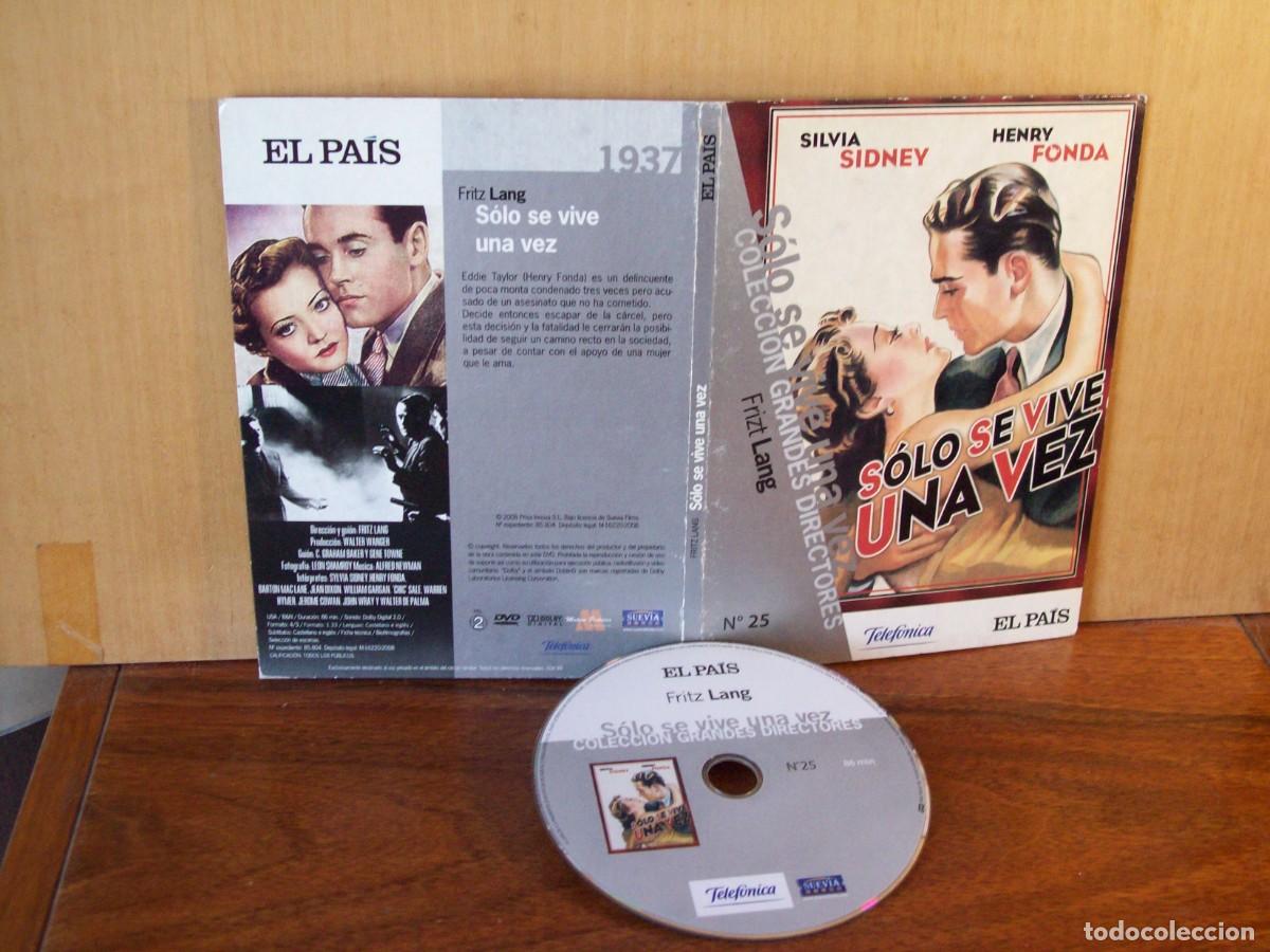 Cine: SOLO SE VIVES UNA VEZ -SILVIA SIDNEY - HENRY FONDA - DVD ESTUCHE DE CARTON EDICION EL PAIS