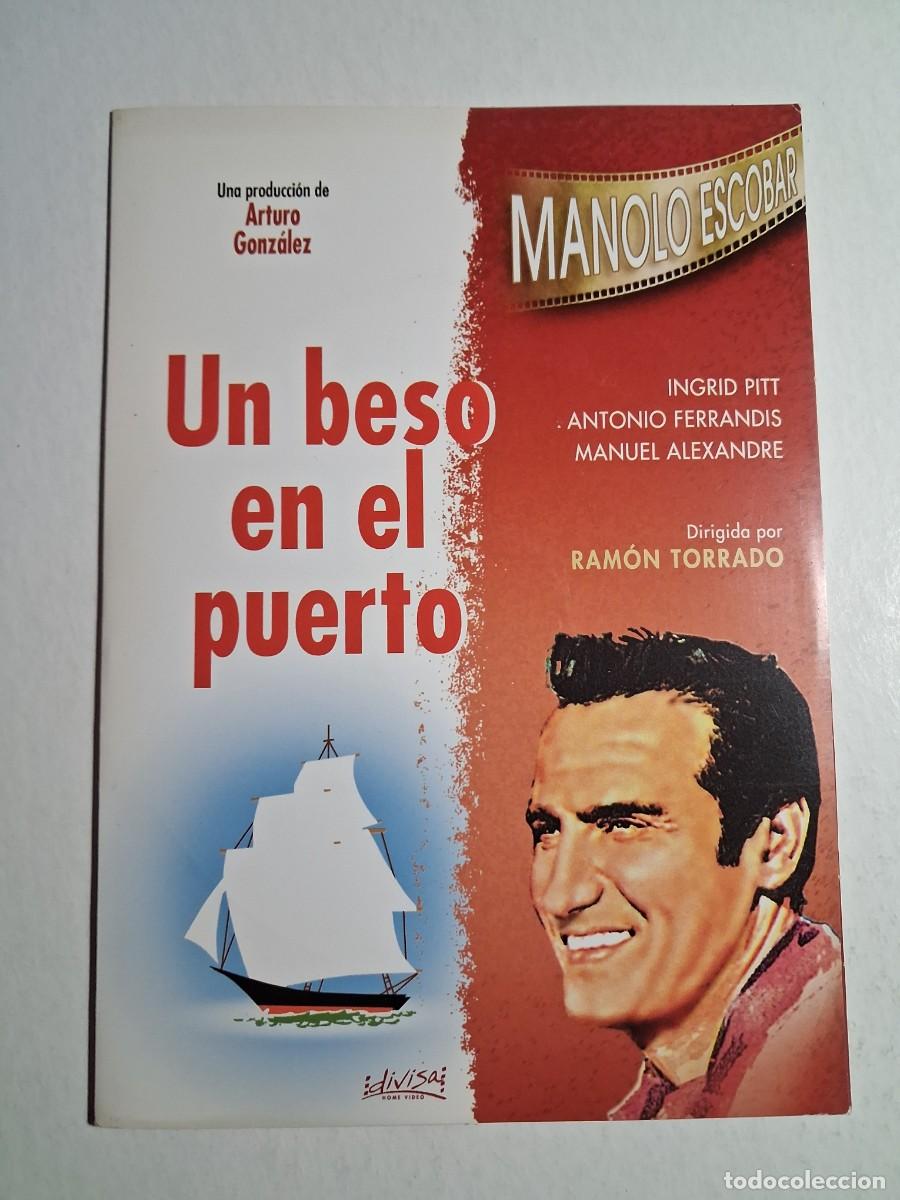 Cine: dvd un beso en el puerto. manolo escobar. ingrid pitt. 90 min caja cart&oacute;n (seminueva)