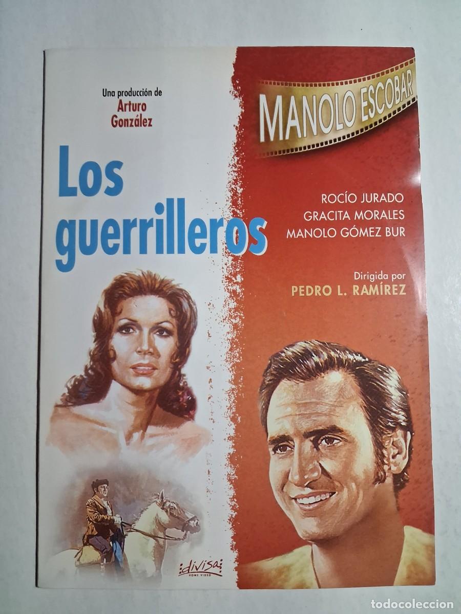 Kino: dvd los guerrilleros. manolo escobar. roc&iacute;o jurado 90 min caja cart&oacute;n (buen estado., leer)