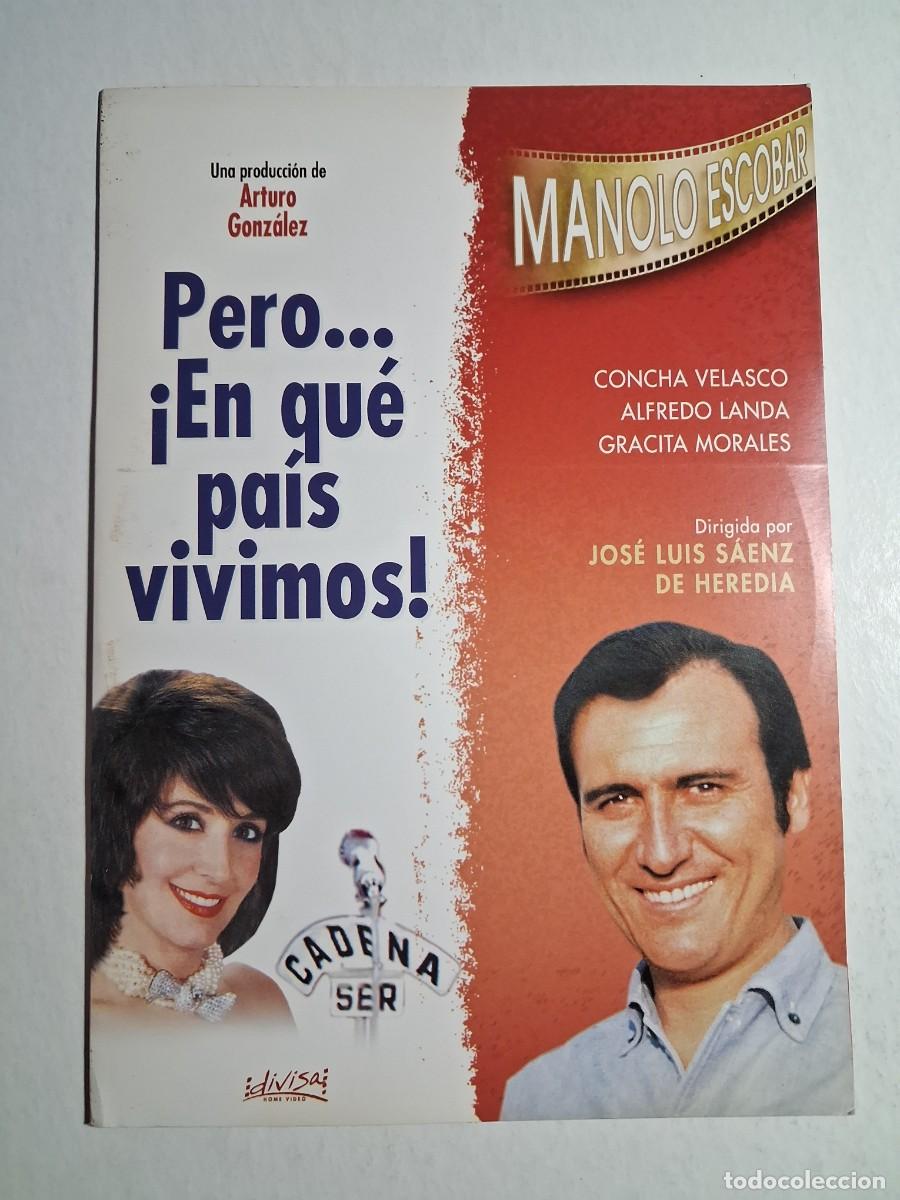 Cine: dvd pero en qu&eacute; pa&iacute;s vivimos. manolo escobar. concha velasco. 98 min caja cart&oacute;n (seminueva)