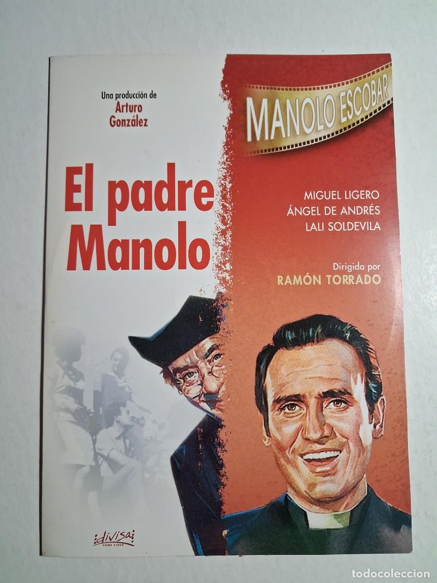 Cinema: dvd el padre manolo. manolo escobar. &aacute;ngel de andr&eacute;s, 90 min caja cart&oacute;n (seminuevo)