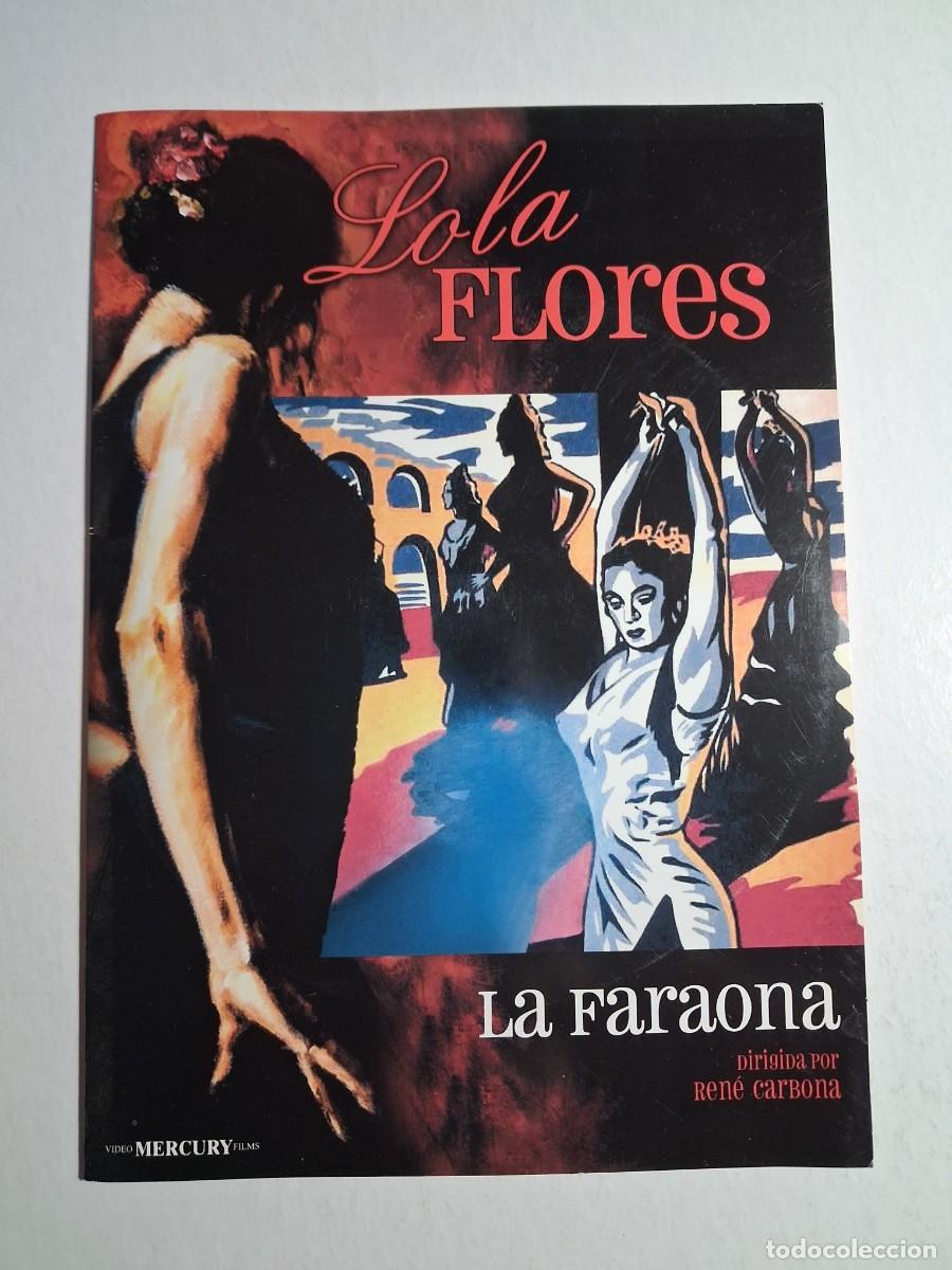 Cinema: dvd la faraona. lola flores. 84 min caja cart&oacute;n (seminueva)