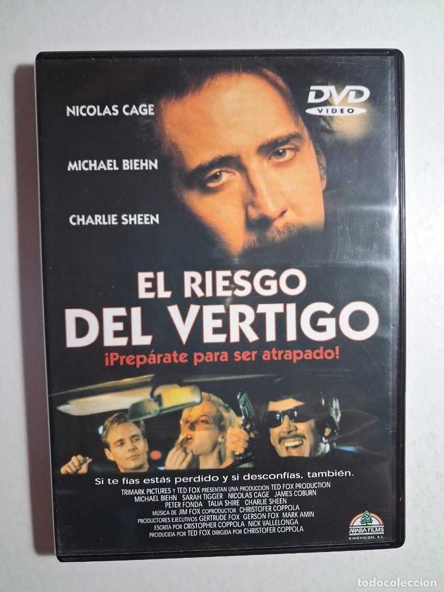 Cine: dvd el riesgo del v&eacute;rtigo. nicolas cage. 95 min (buen estado)