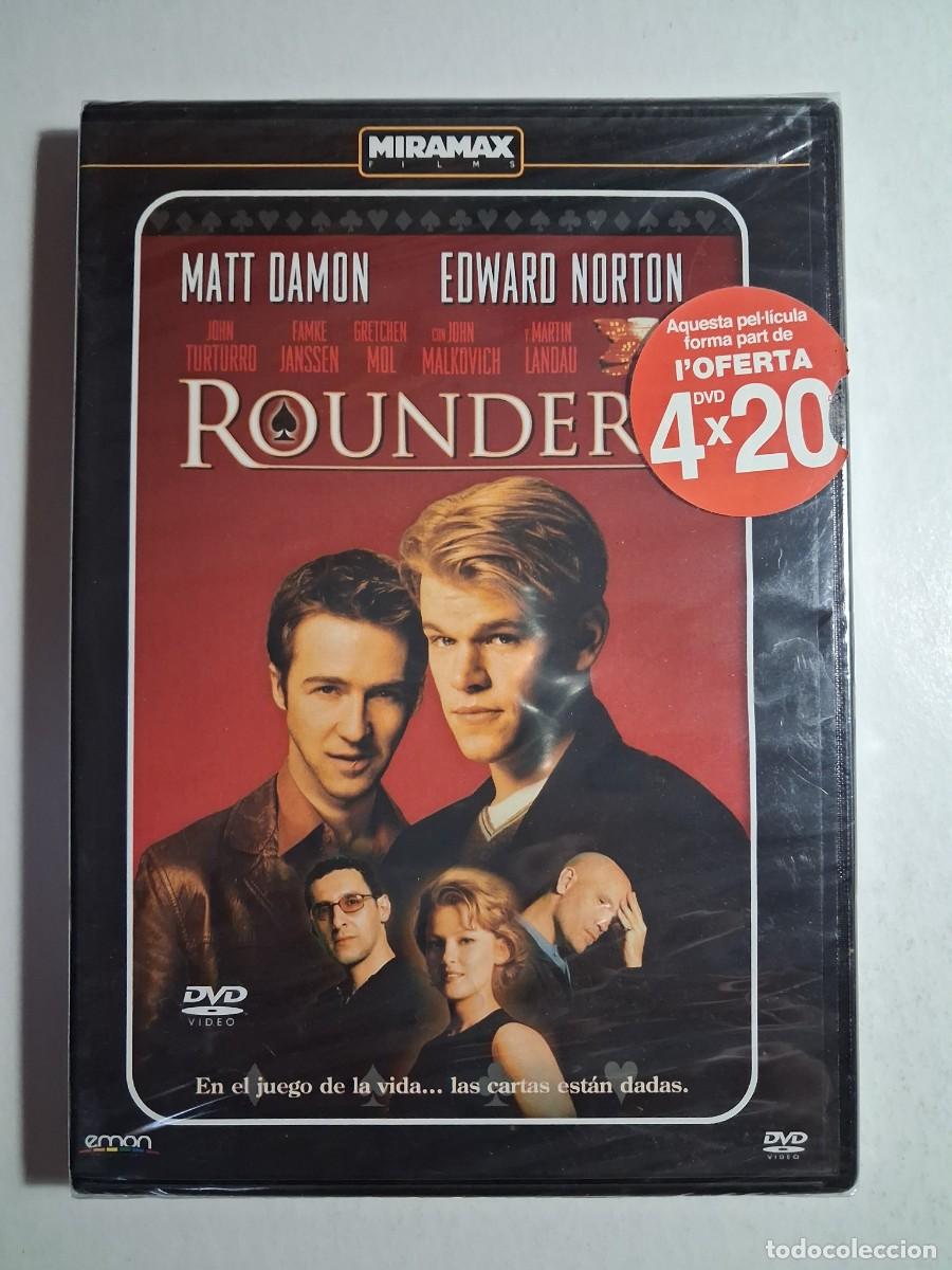 Cine: dvd rounders. matt damon. edward norton. 115 + 26 min (precintada)