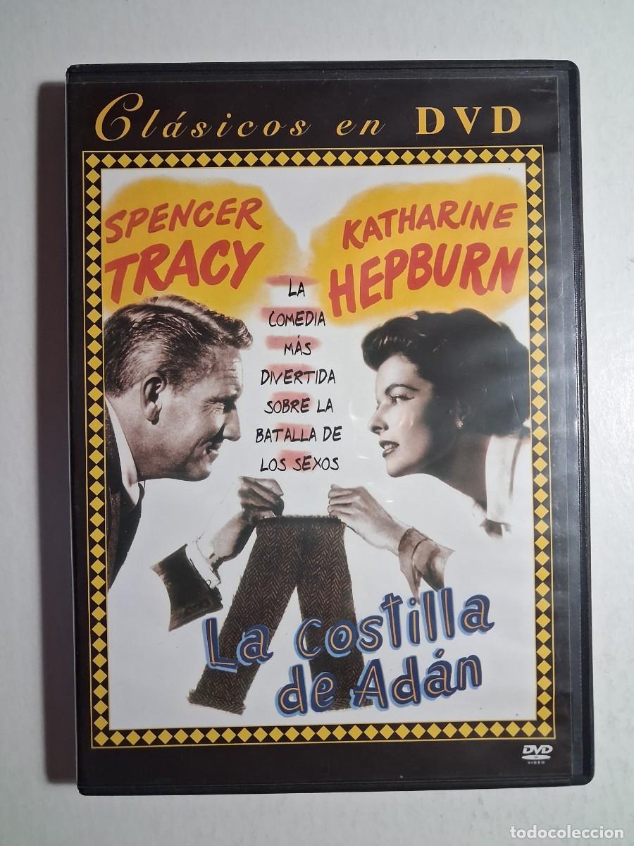 Cine: dvd la costilla de ad&aacute;n. spencer tracy. katharine hepburn, 98 min (seminueva)