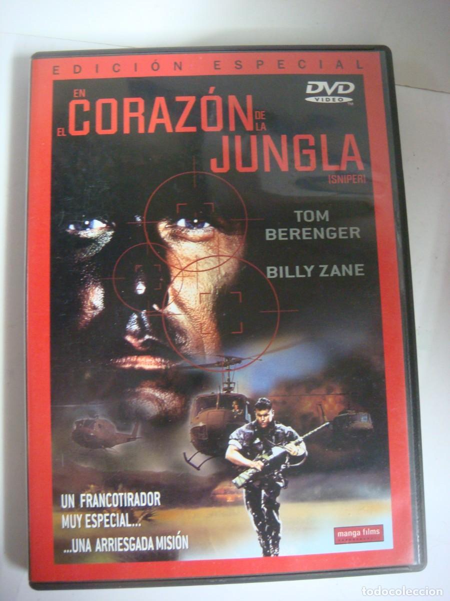 Cine: D.V.D. DE EN EL CORAZON DE LA JUNGLA CON TOM BERENGER-CAJ-N&ordm;-8
