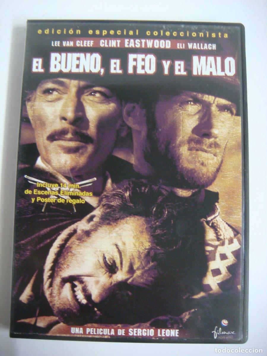 Cine: D.V.D. DE EL BUENO EL FEO Y EL MALO CON LEE VAN CLEEF-CAJ-N&ordm;-11