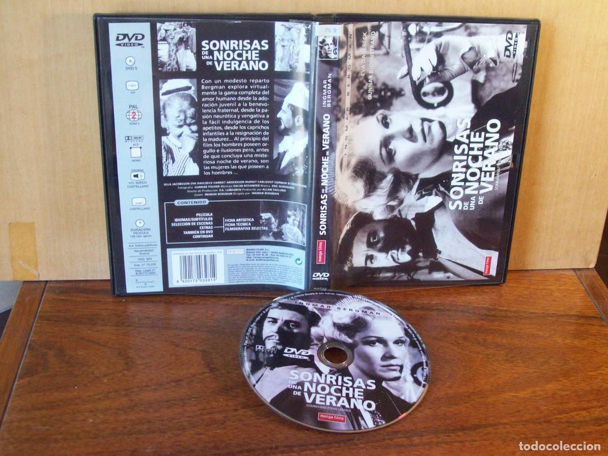 Cine: SONRISAS DE UNA NOCHE DE VERANO - EVA DAHLBECK - GUNNAR BJORNSTRAND - DVD EN B/NEGRO